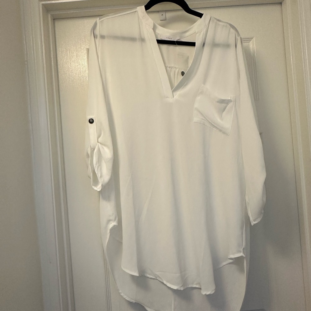 White Lush tunic top size xl